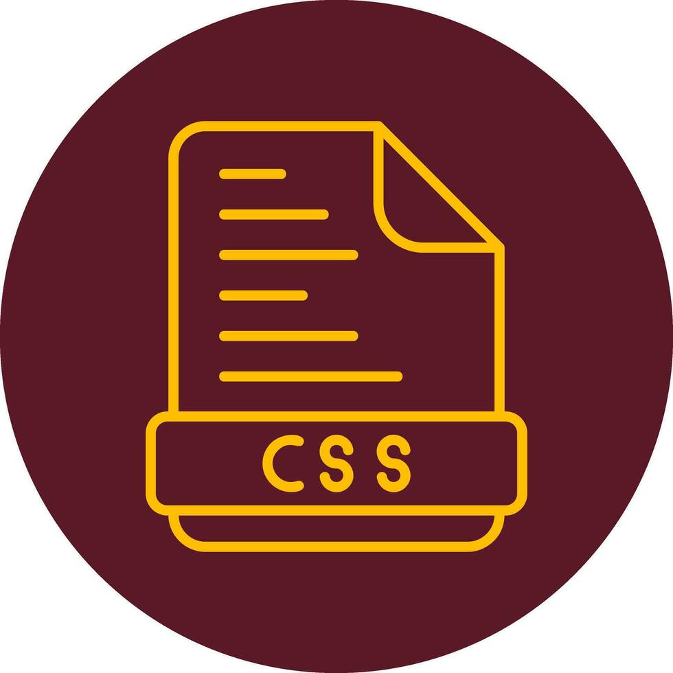 CSS File Vector Icon