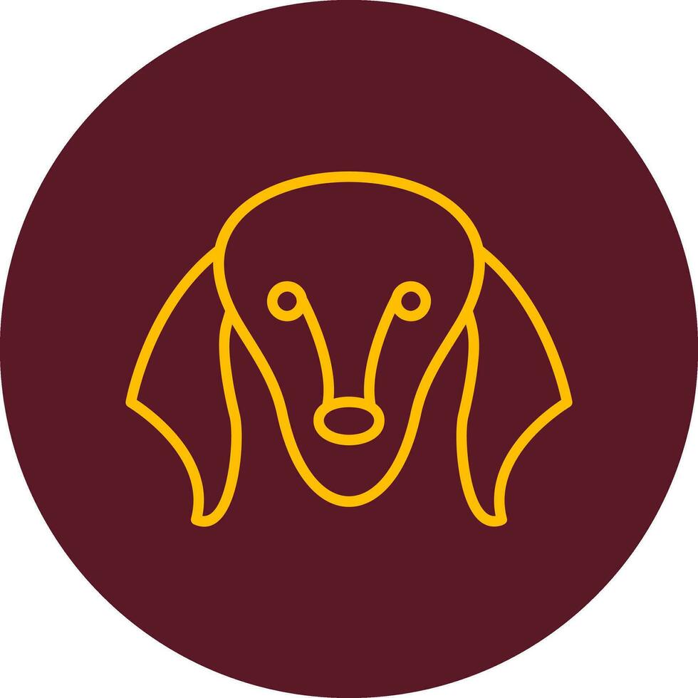 saluki vector icono