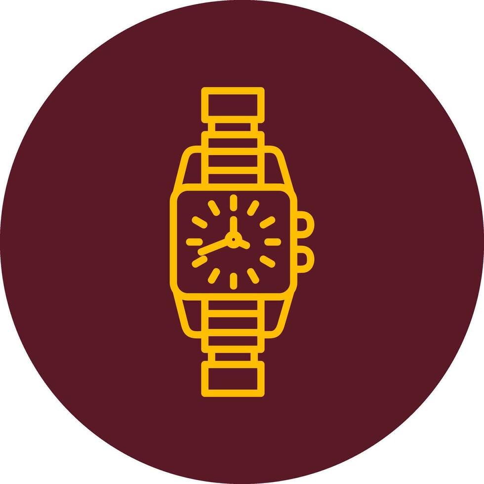 reloj, vector, icono vector