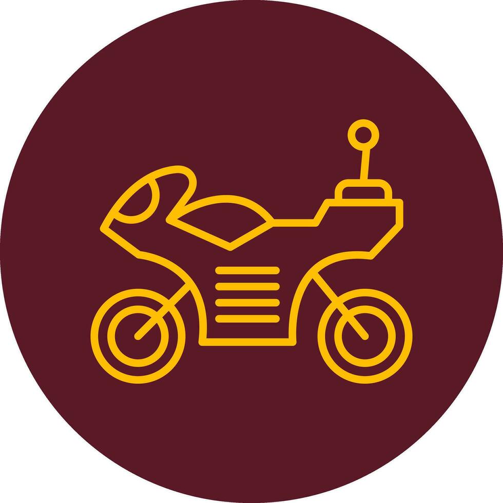 icono de vector de moto