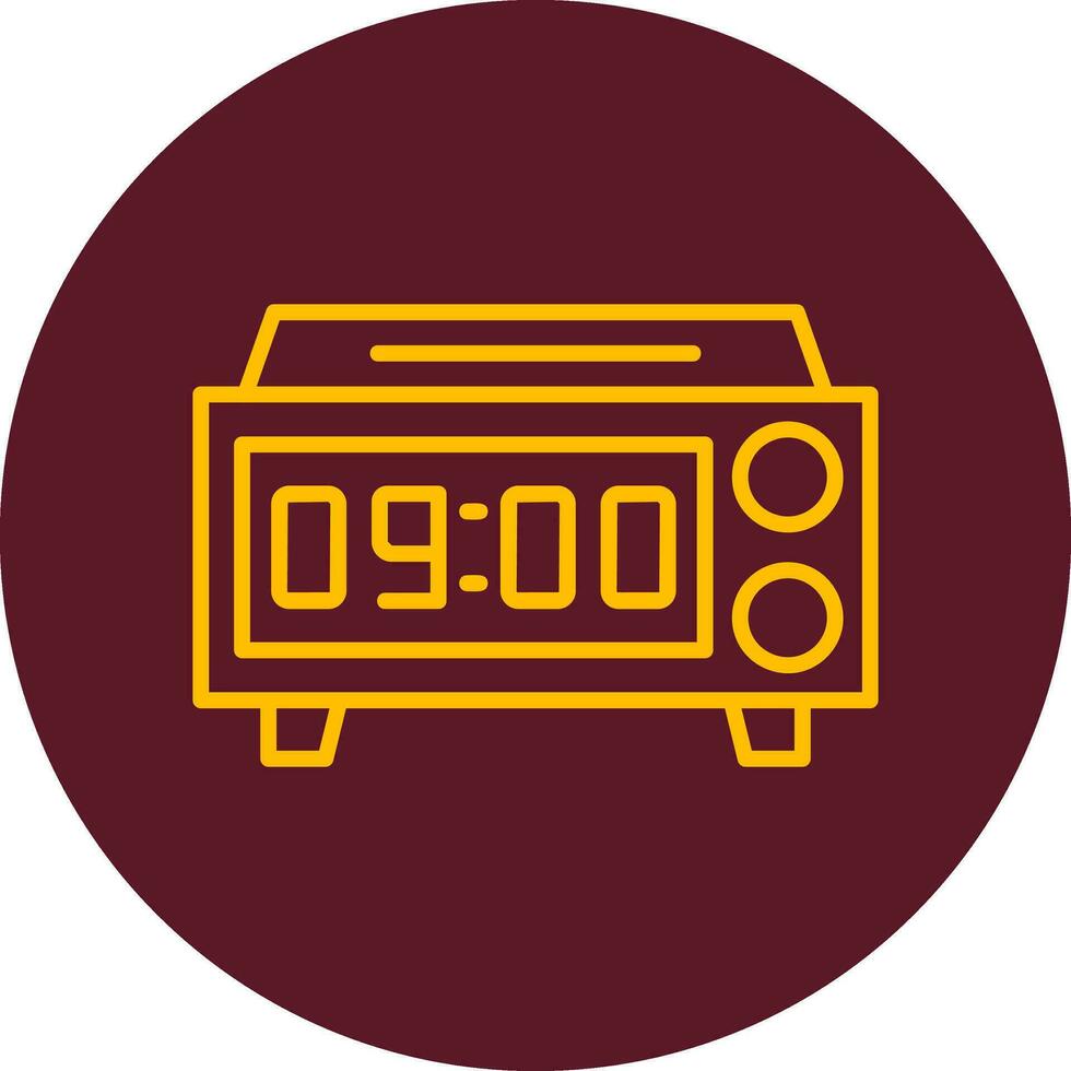 Digital Clock Vector Icon