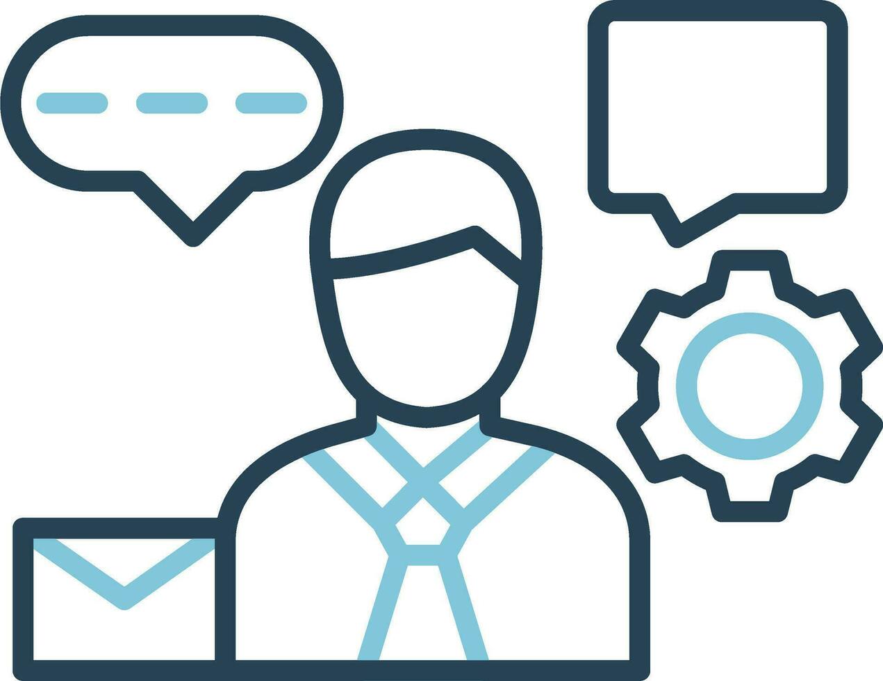 Client Support Vector Icon