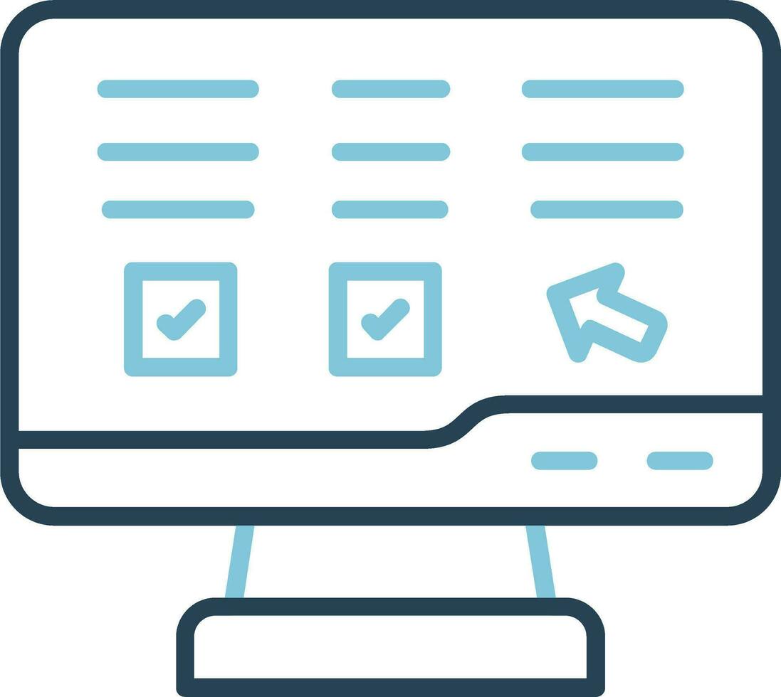 Online Lesson Vector Icon
