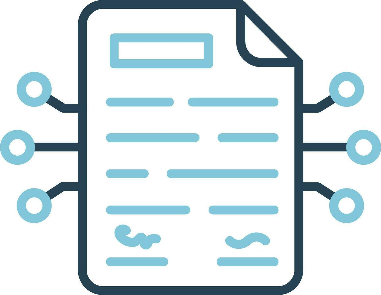 Smart Contracts Vector Icon