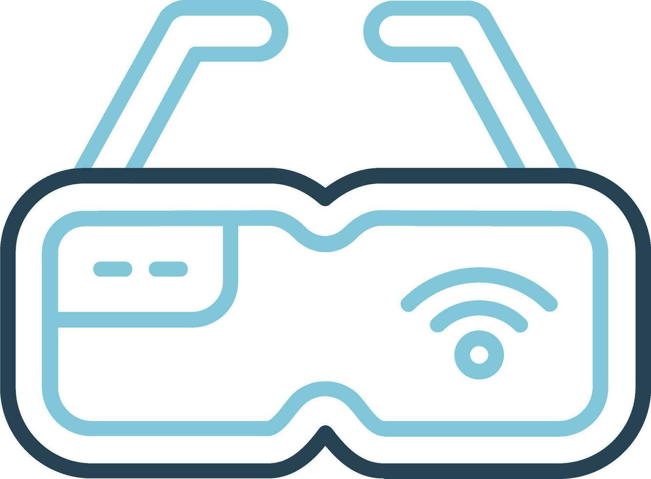 Smart Glasses Vector Icon