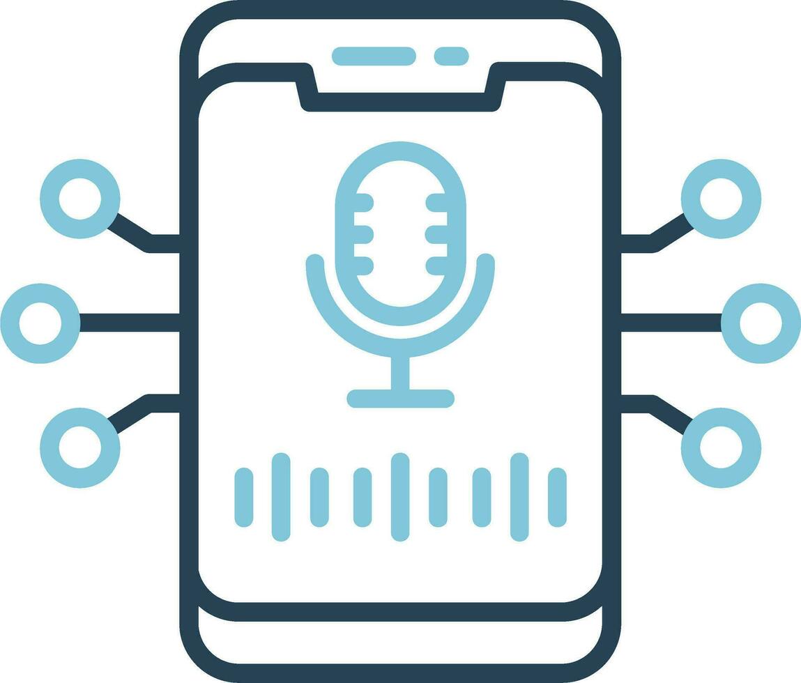 Voice Assistant Vector Icon