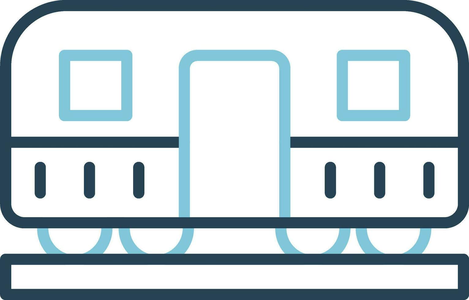 icono de vector de tren