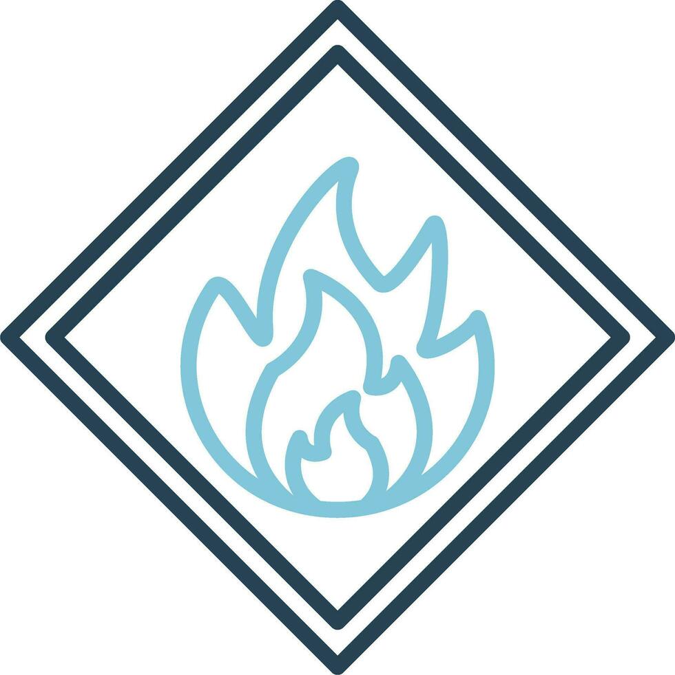 Flammable Vector Icon