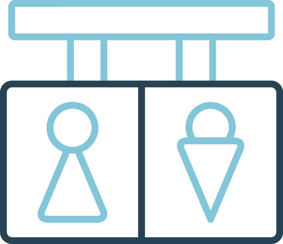 Toilet Signs Vector Icon