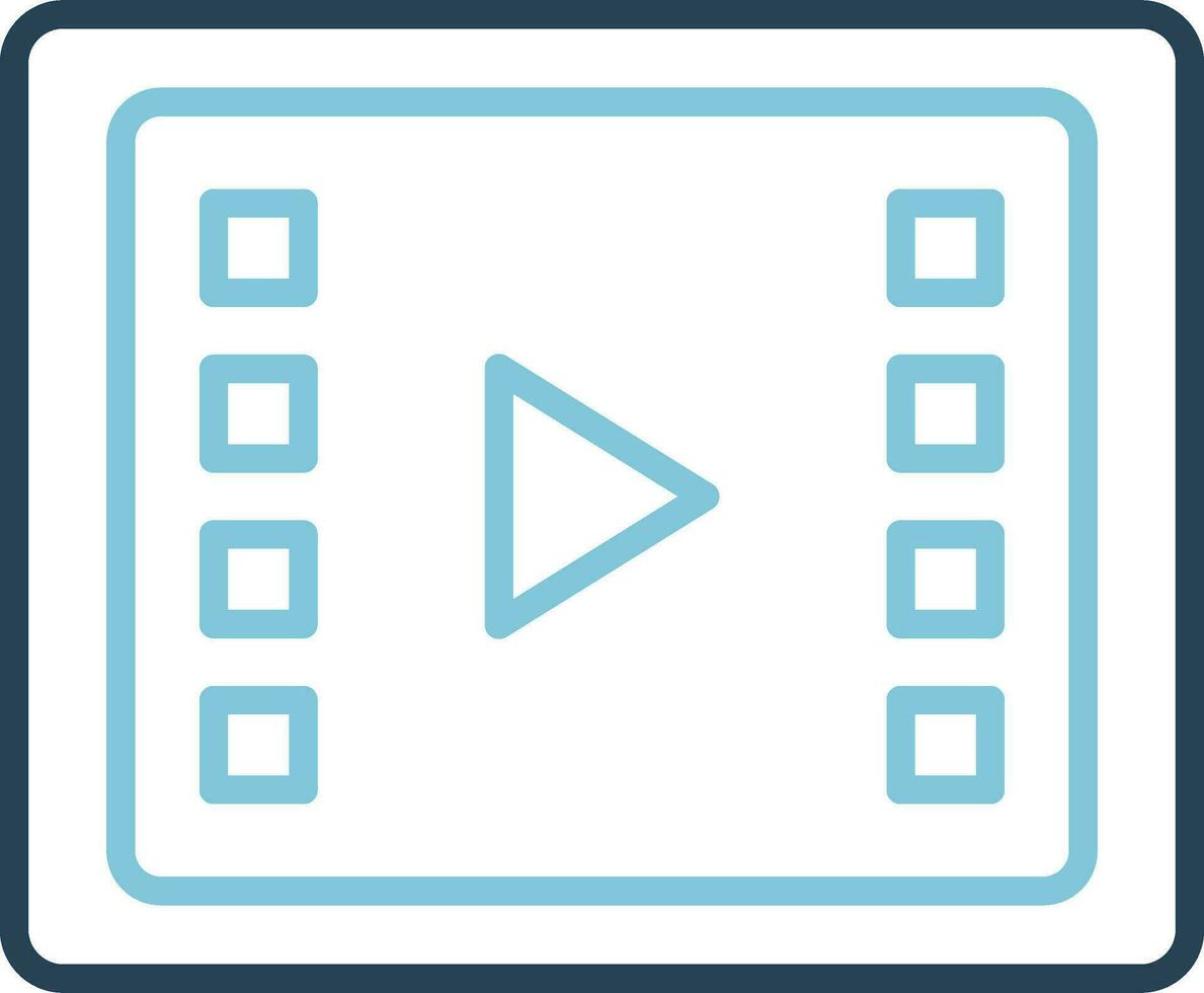 Video Processing Vector Icon
