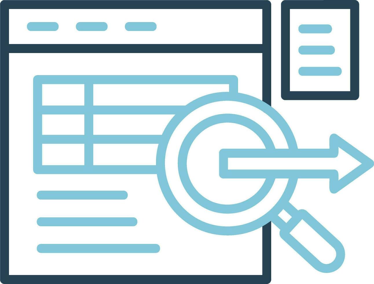 Data Query Vector Icon
