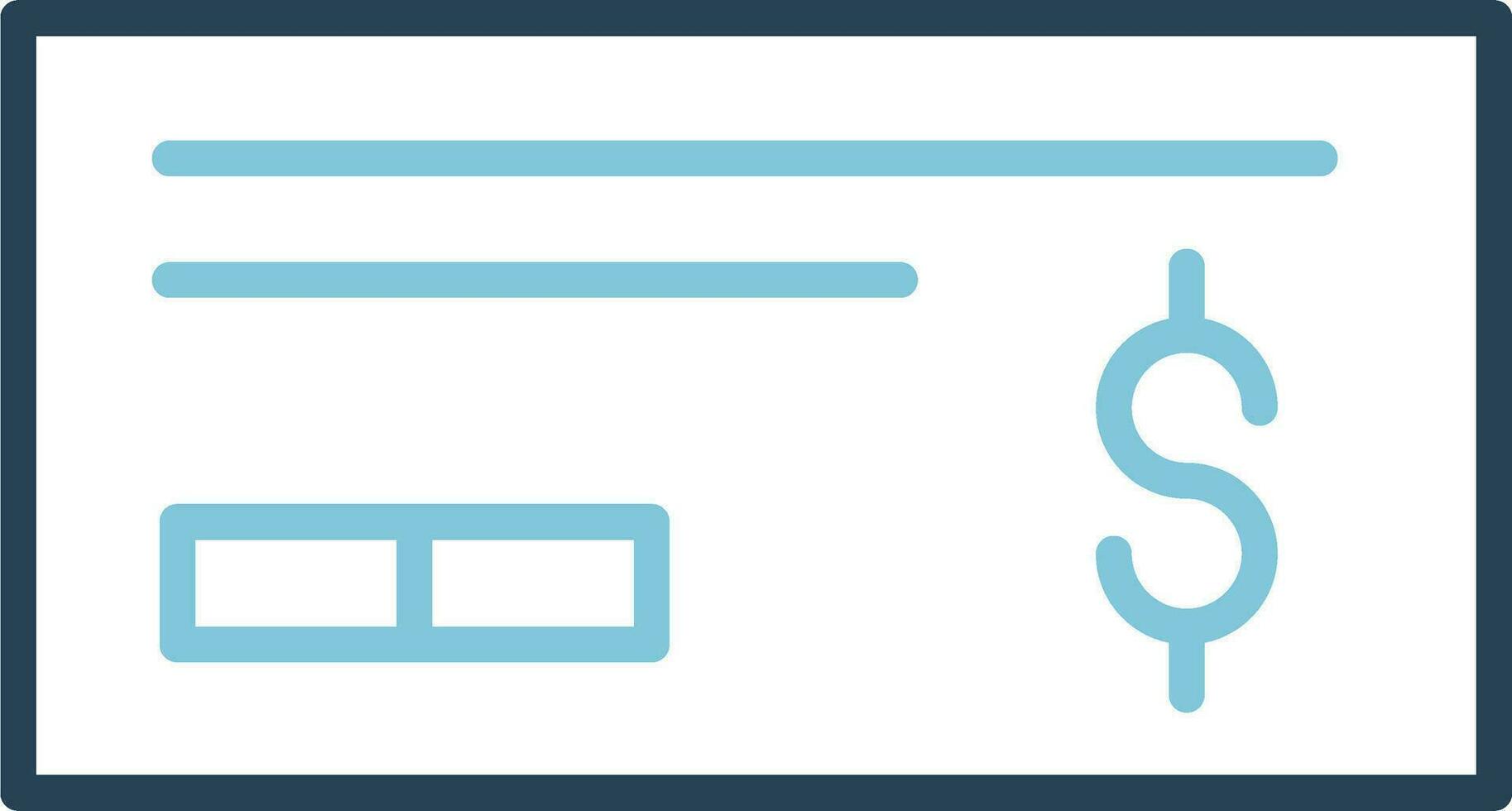 Cheque Vector Icon