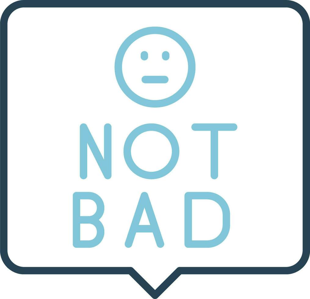 Not Bad Vector Icon