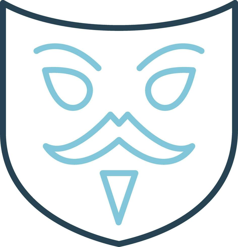 mascarada vector icono