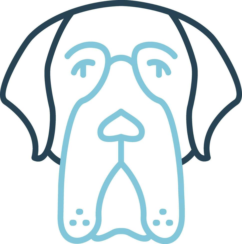 Saint Bernard Vector Icon