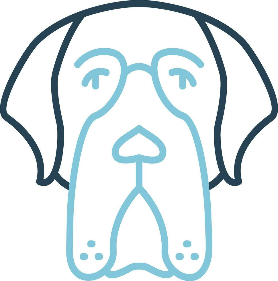 Saint Bernard Vector Icon