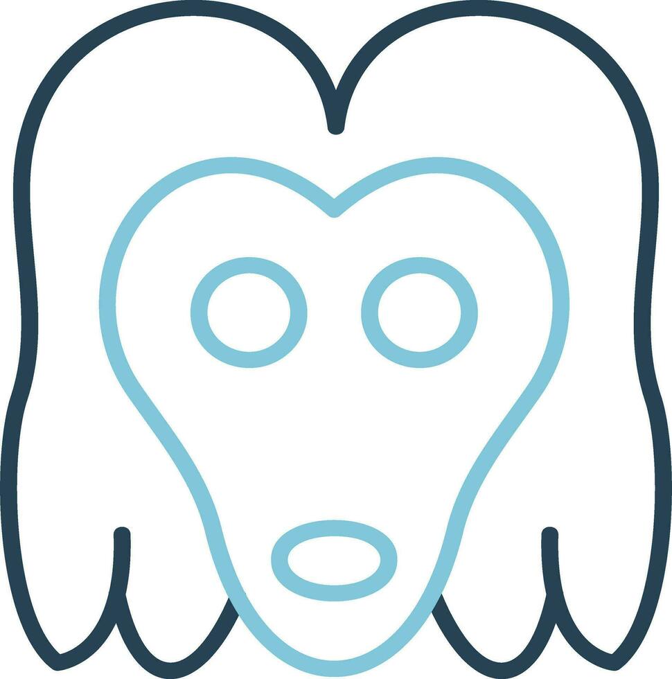 Afghan Hound Vector Icon