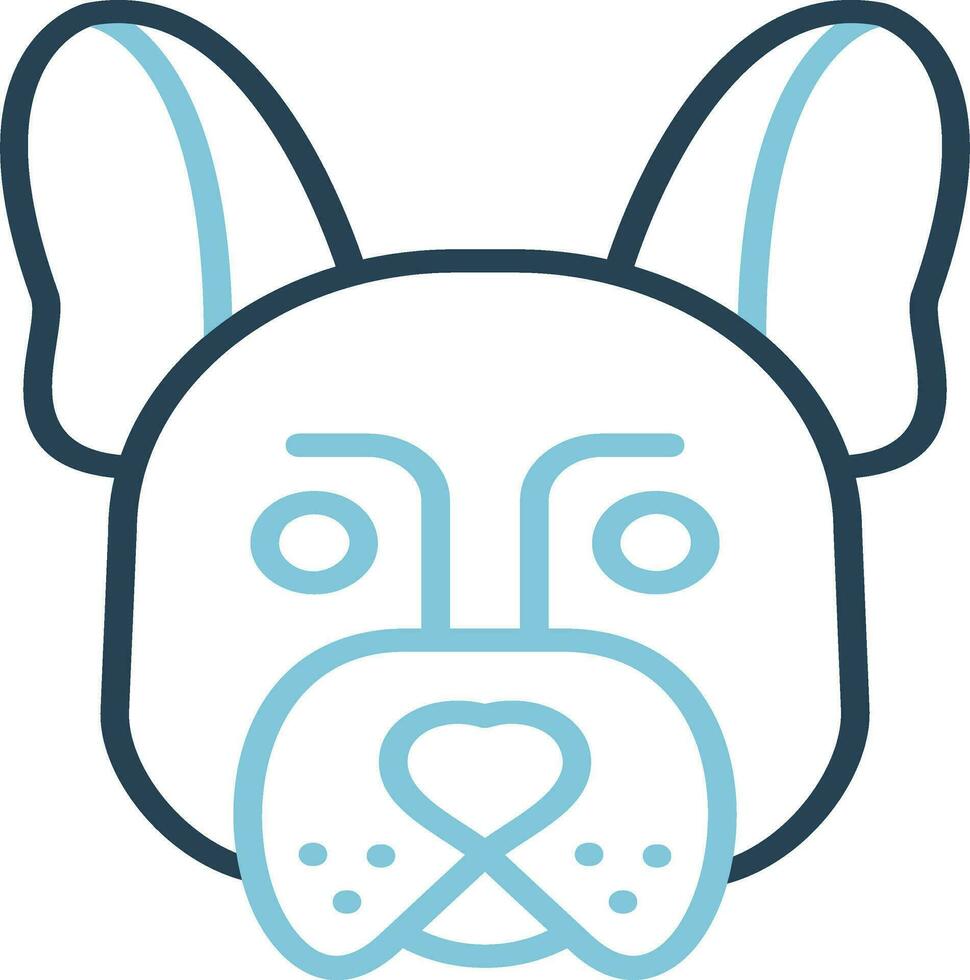 French Bulldog Vector Icon