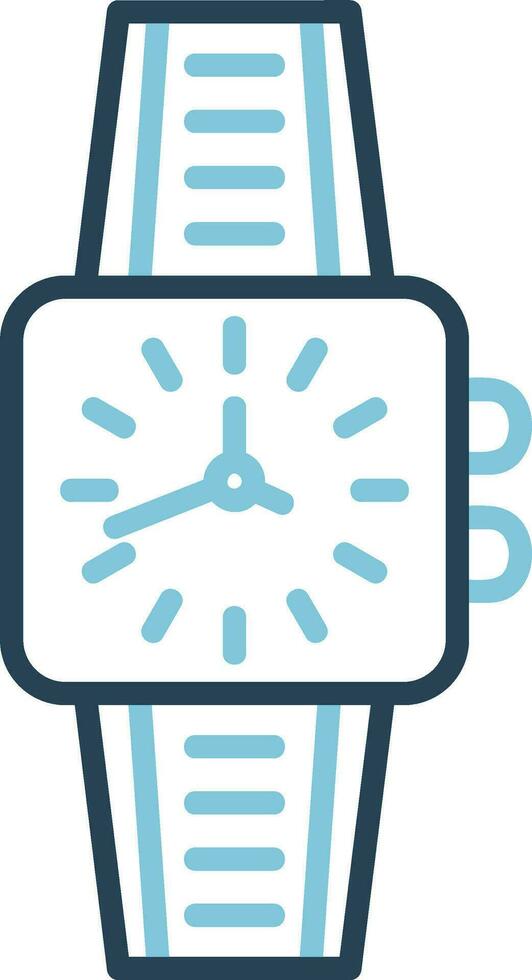 reloj, vector, icono vector