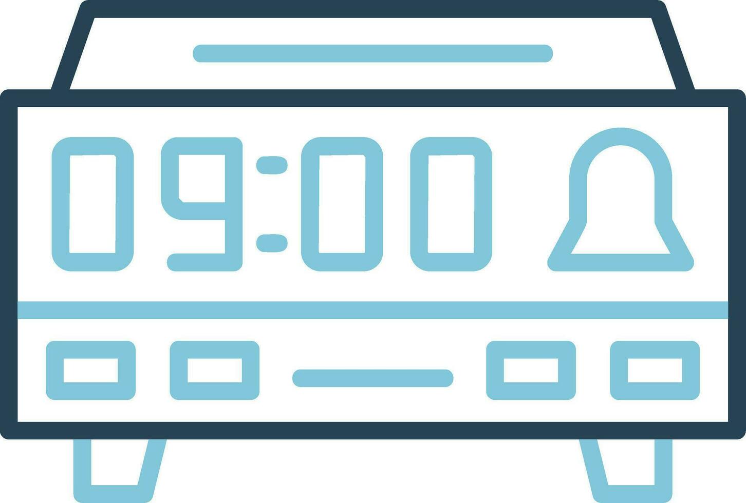 Digital Clock Vector Icon