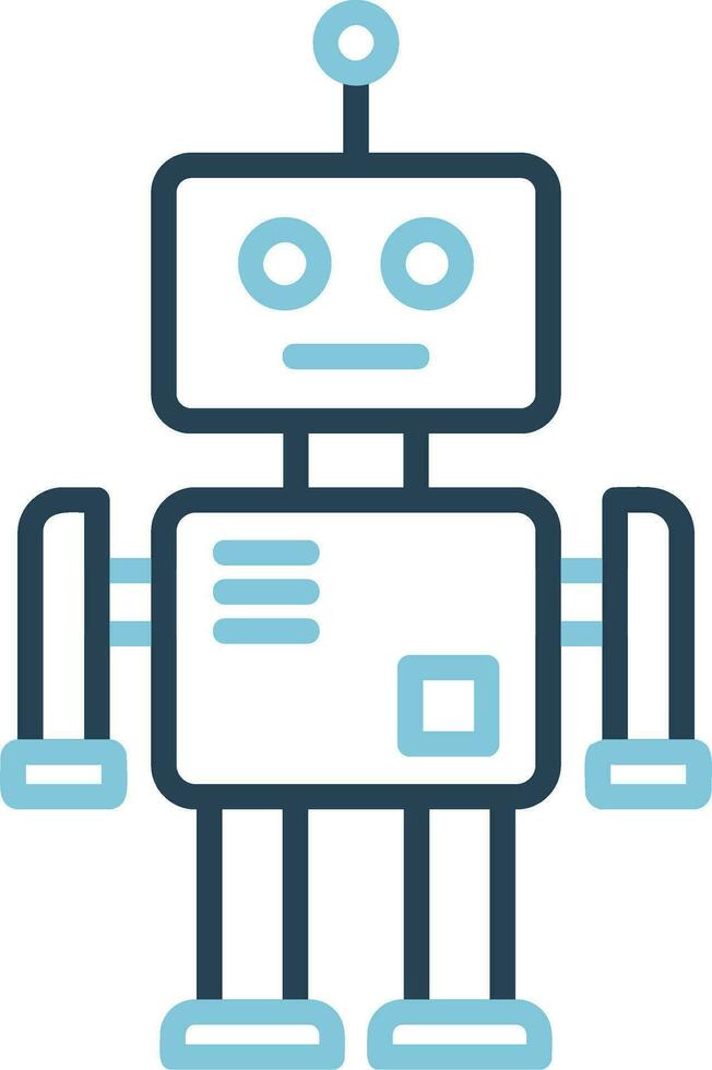 icono de vector de robot