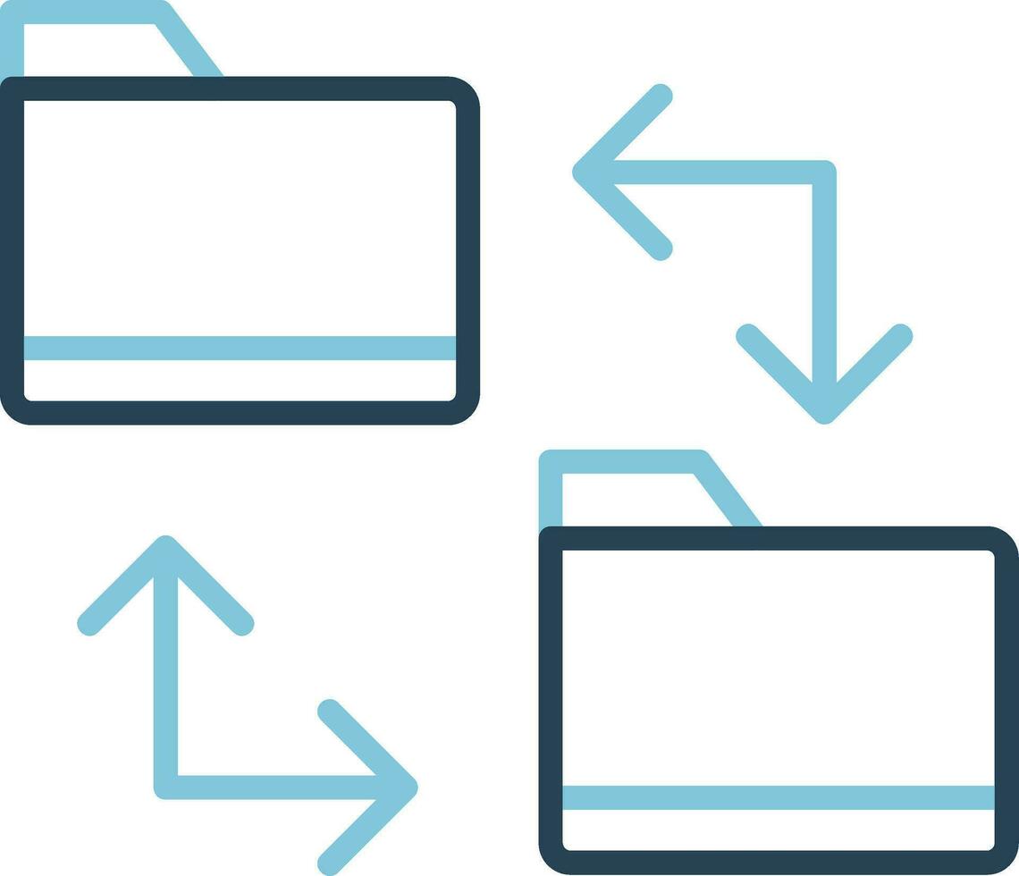 File Sharing Vector Icon