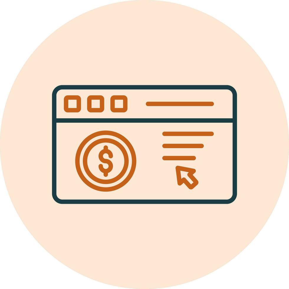 Pay Per Click Vector Icon