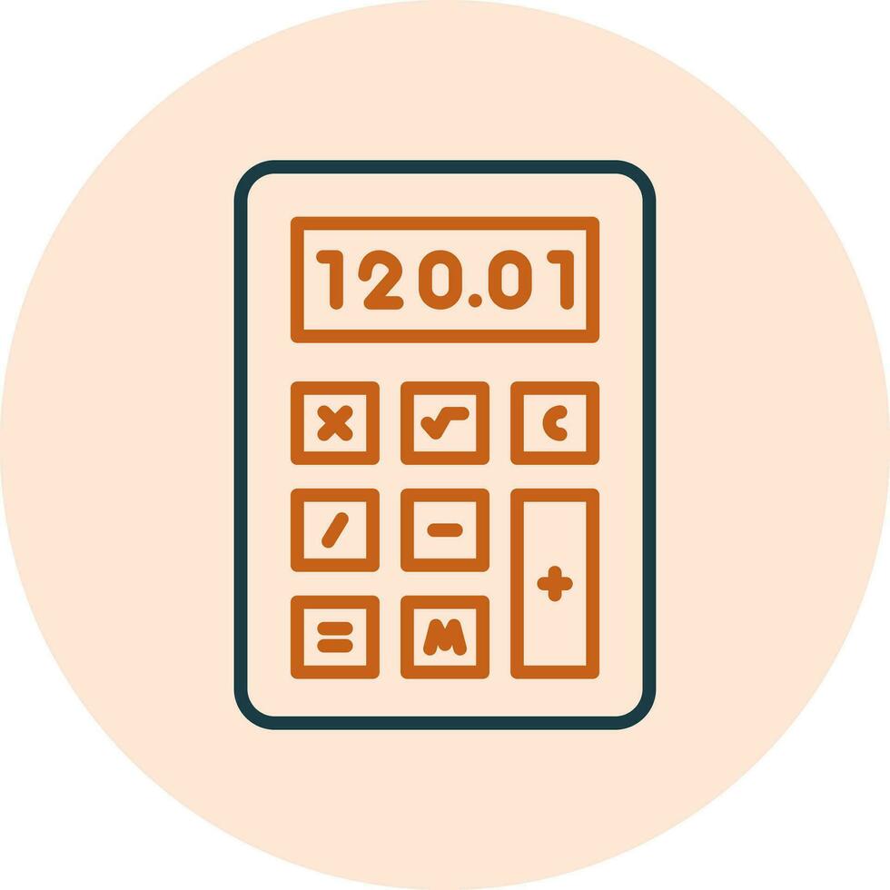 icono de vector de calculadora