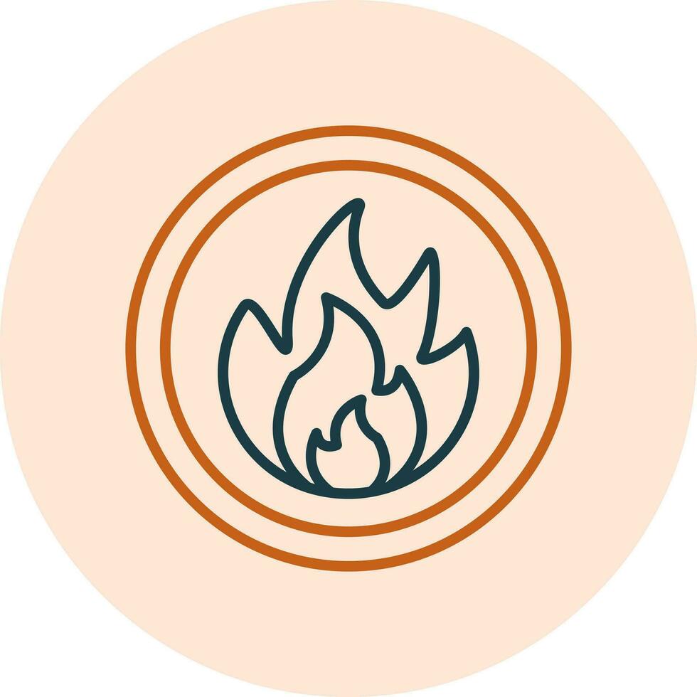Flammable Vector Icon