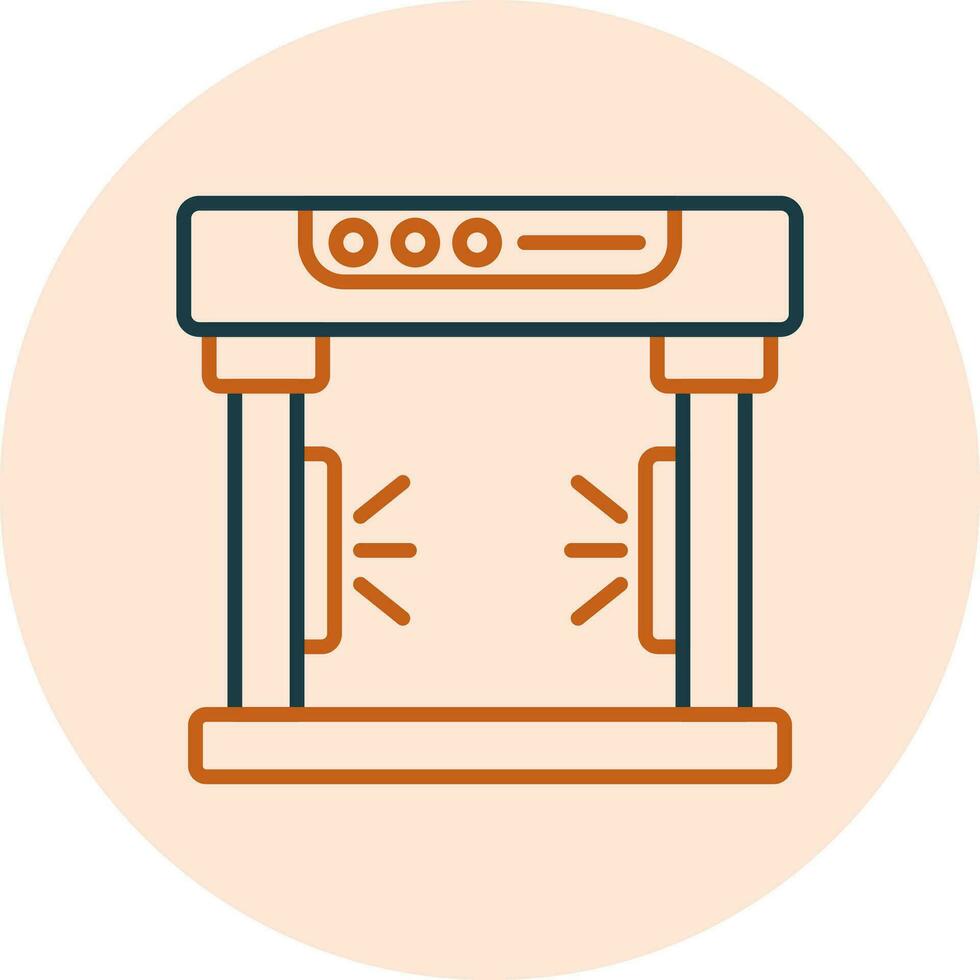 Metal Detector Vector Icon