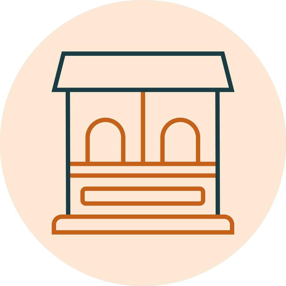 Ticket Office Vector Icon