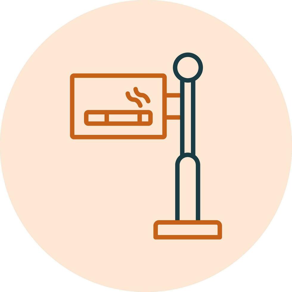 Smoking Area Vector Icon