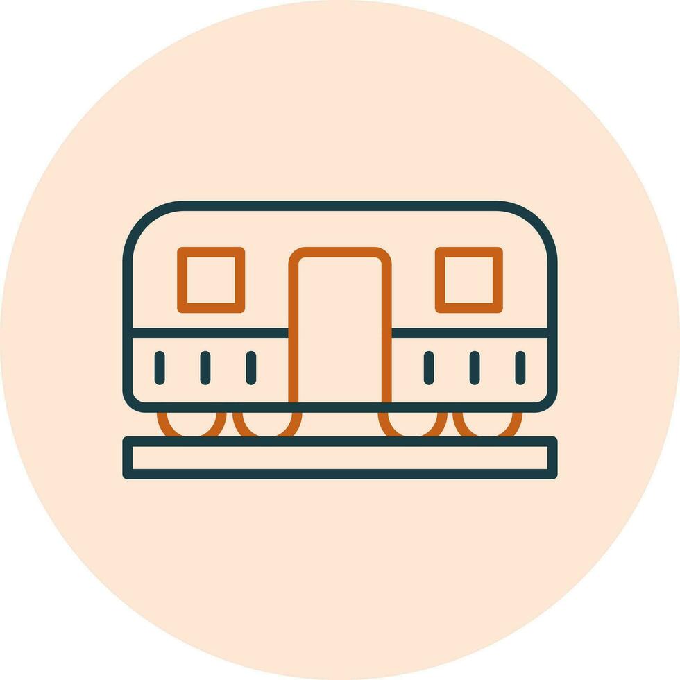 icono de vector de tren