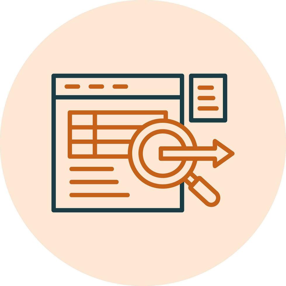 Data Query Vector Icon
