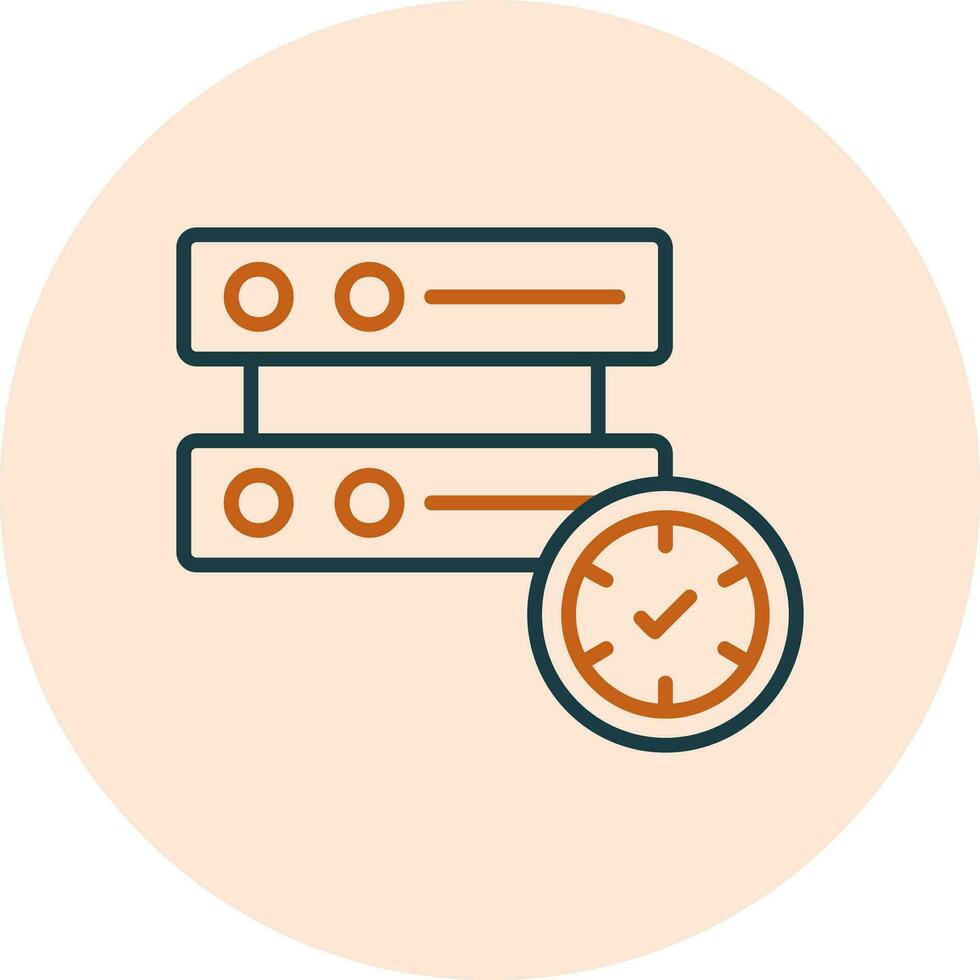 Real Time Vector Icon