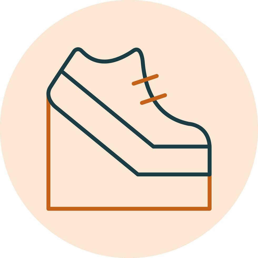 icono de vector de zapato