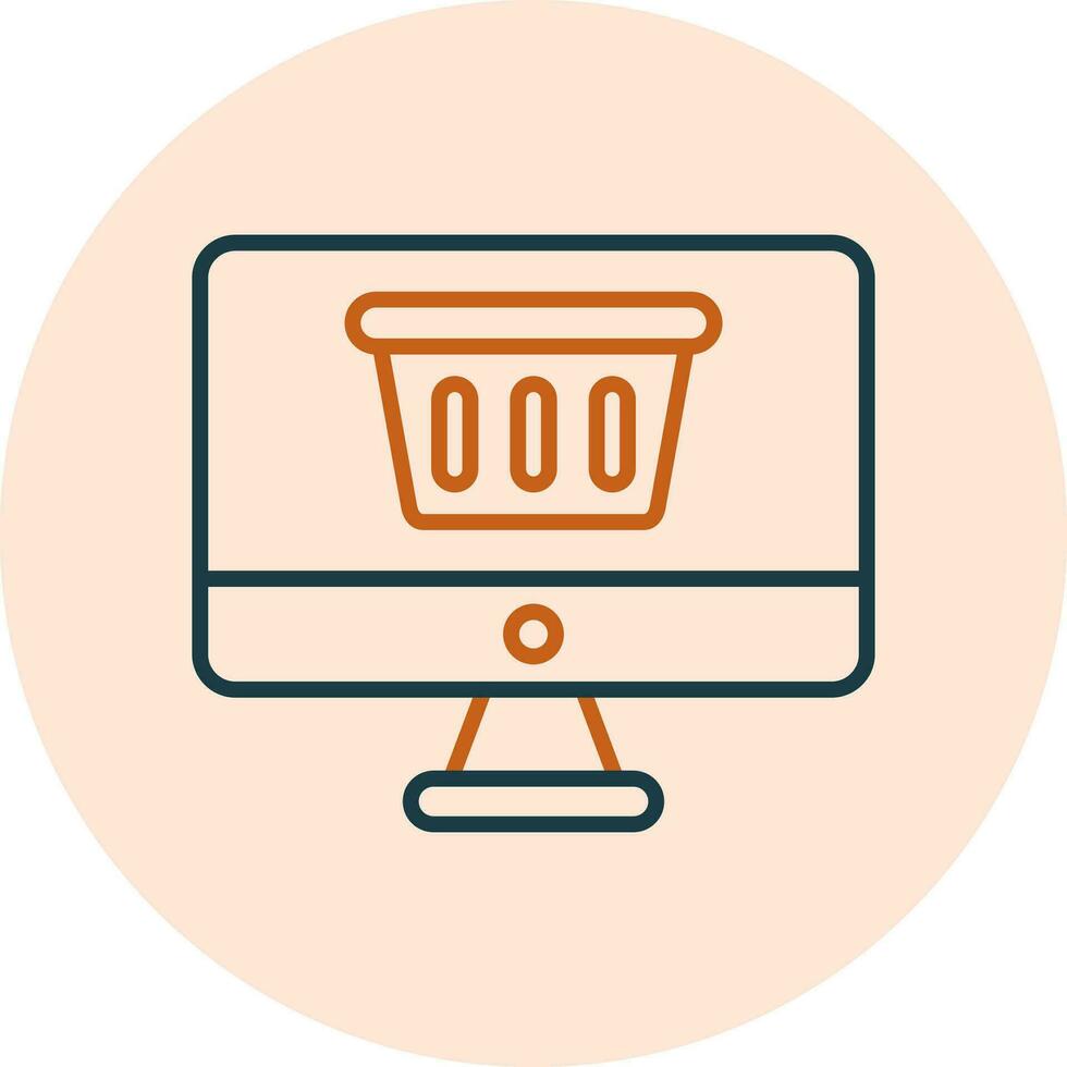 Online Shopping Vector Icon