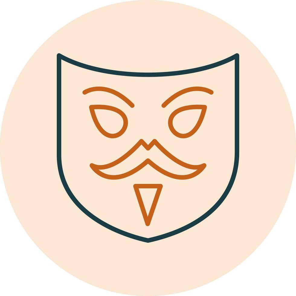 mascarada vector icono