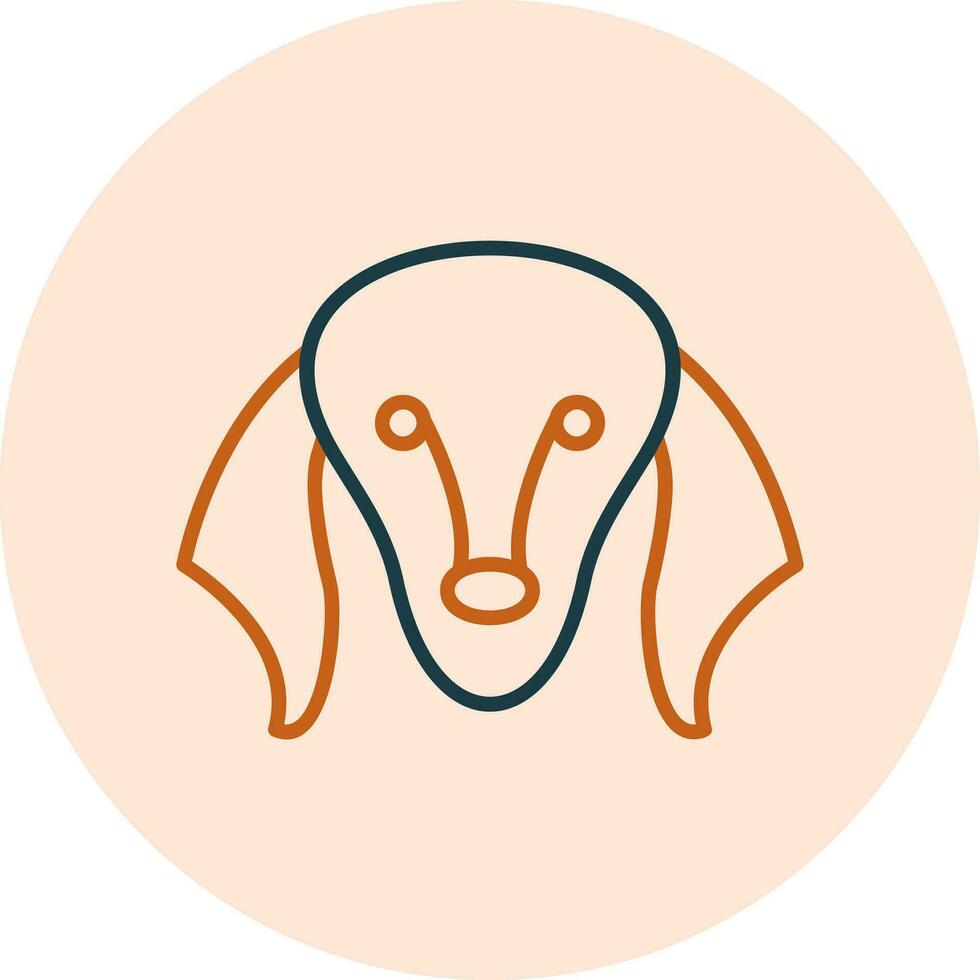 saluki vector icono