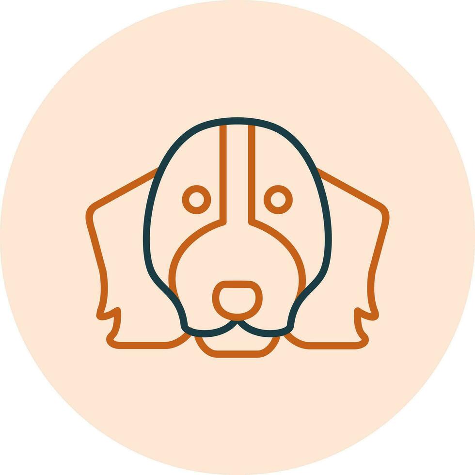 saltador spaniel vector icono