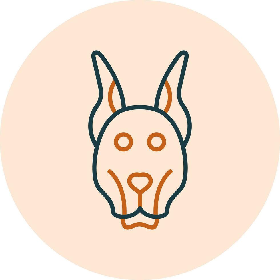 Doberman Vector Icon