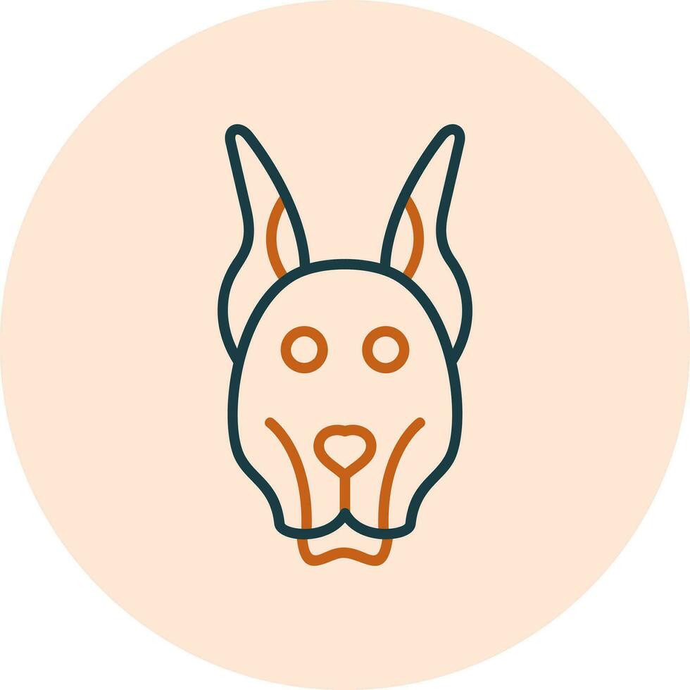 Doberman Vector Icon