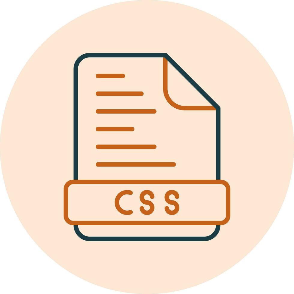 CSS File Vector Icon