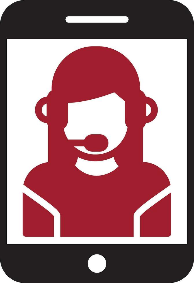 Customer Service Agent Vector Icon