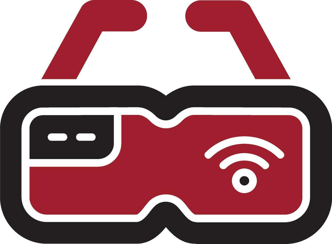 Smart Glasses Vector Icon