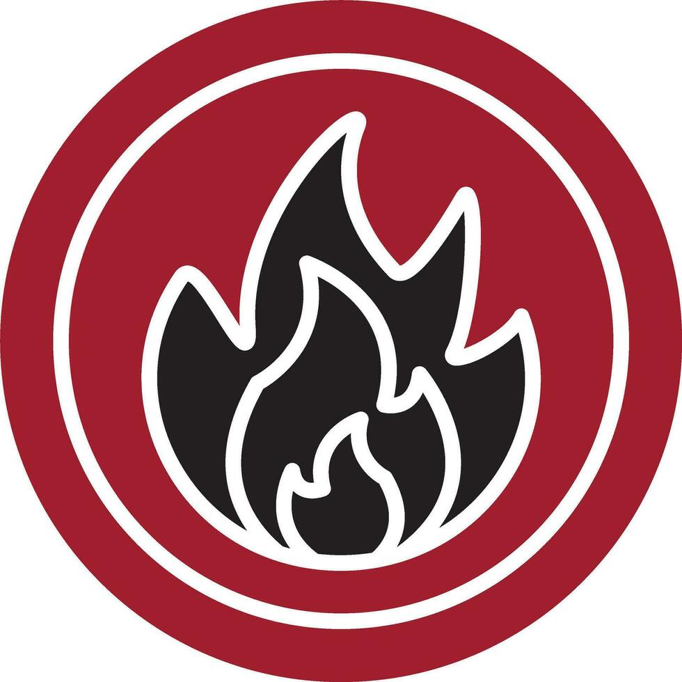 Flammable Vector Icon