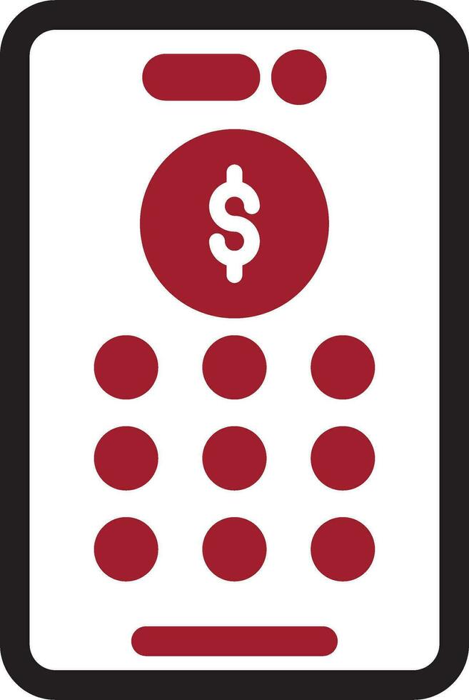 Banking Pin Code Vector Icon