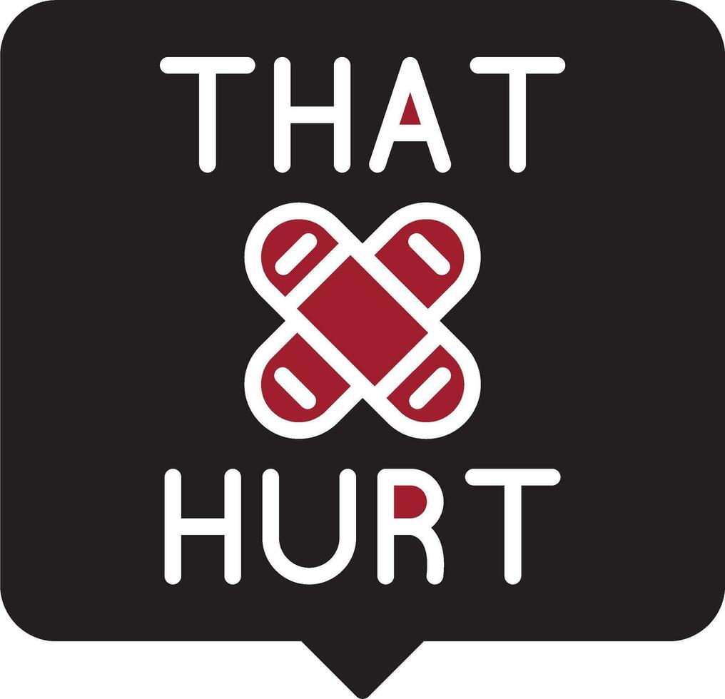 That Hurts Vector Icon