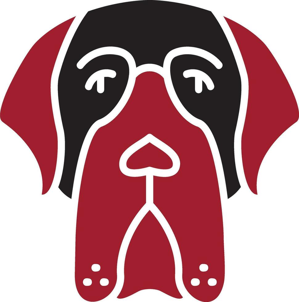 Saint Bernard Vector Icon
