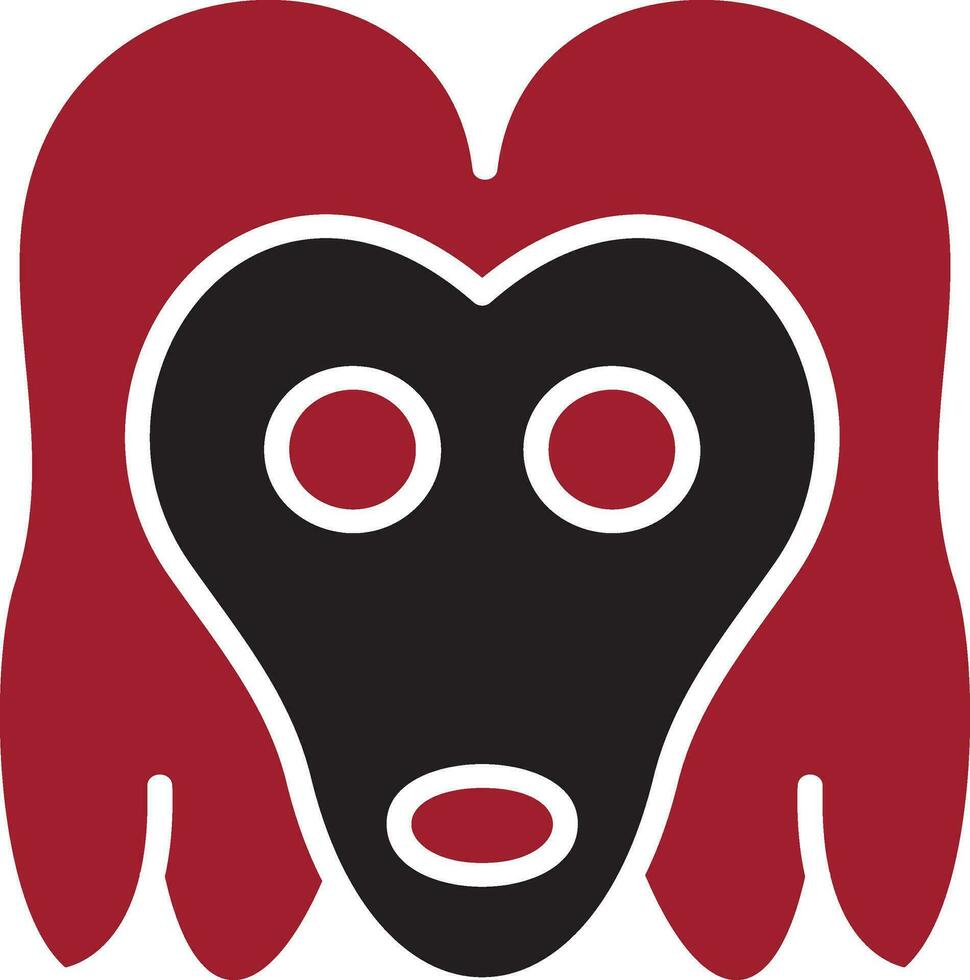 Afghan Hound Vector Icon
